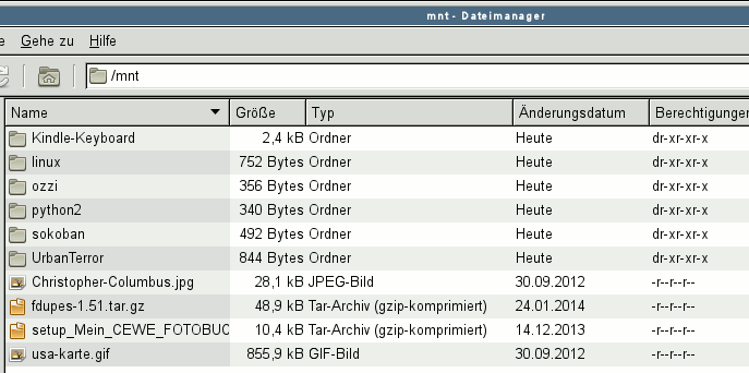Fenster Thunar mit Image-Inhalt