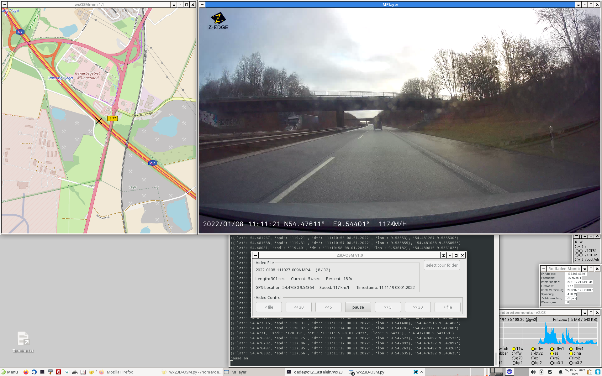 Screenshot vom
        gesamten Bildschirm
